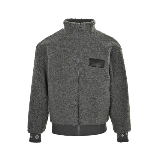 Teddy Fleece Stand-Collar Jacket