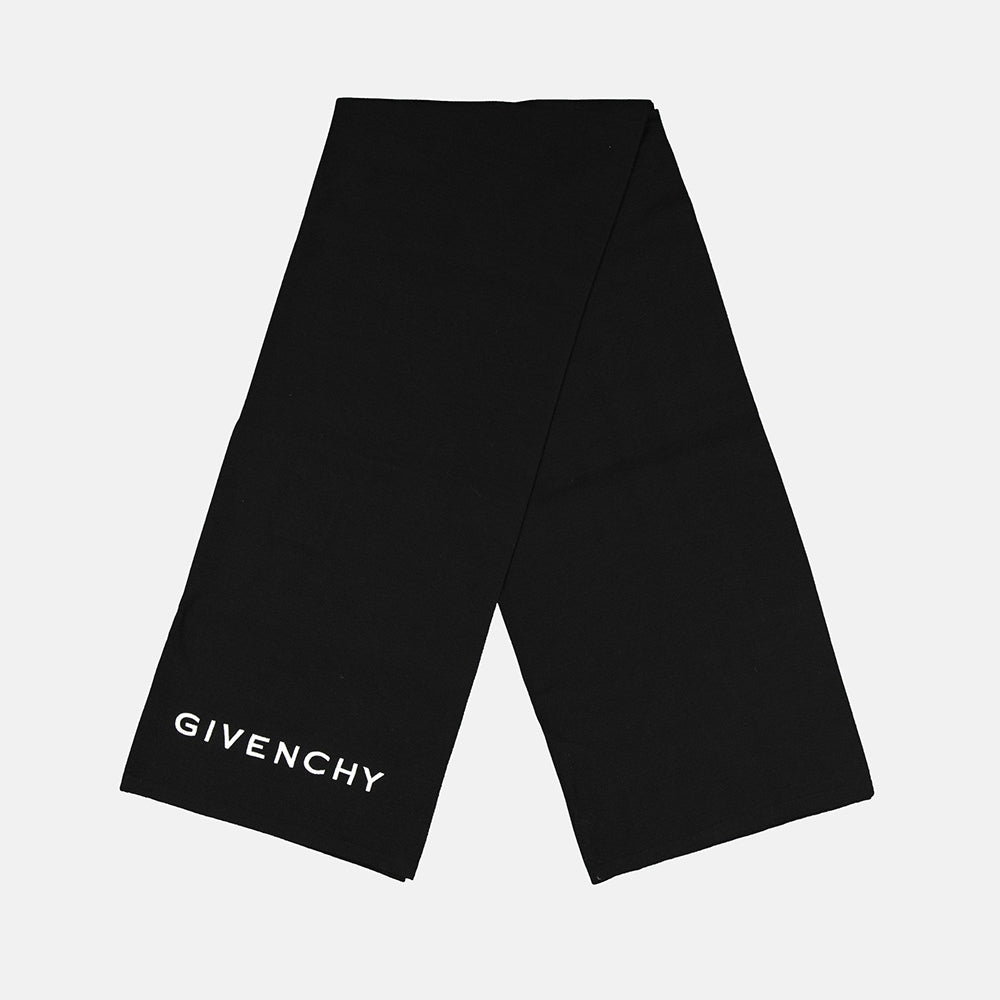 Logo Wool Scarf