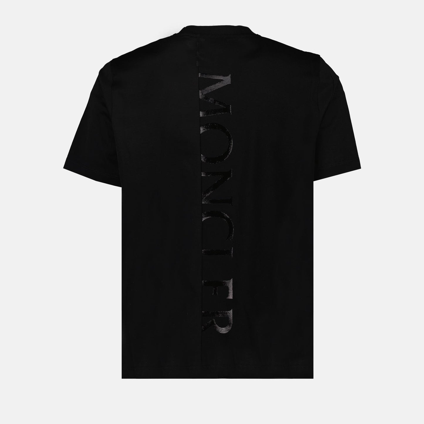 Black Vertical Logo T-Shirt
