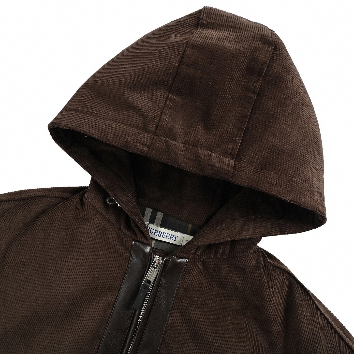 Embossed Equestrian Knight Panel Hooded Jacket