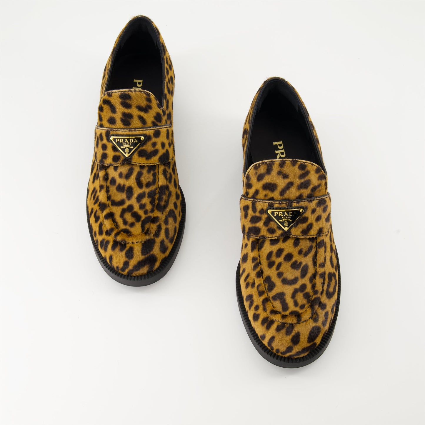 Leopard Haircalf Loafers