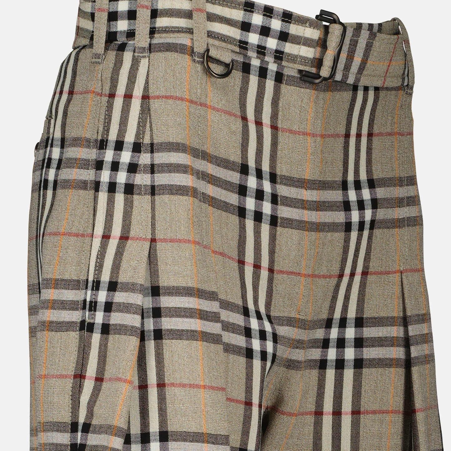 Vintage Check Tailored Trousers