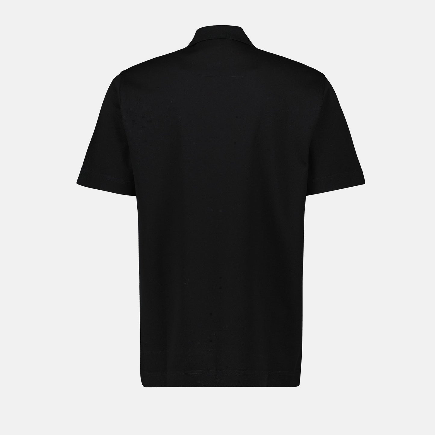 Givenchy Black Minimalist Polo Shirt with Signature Logo
