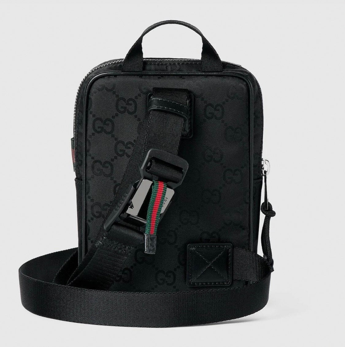 Mini Black Crossbody Utility Bag