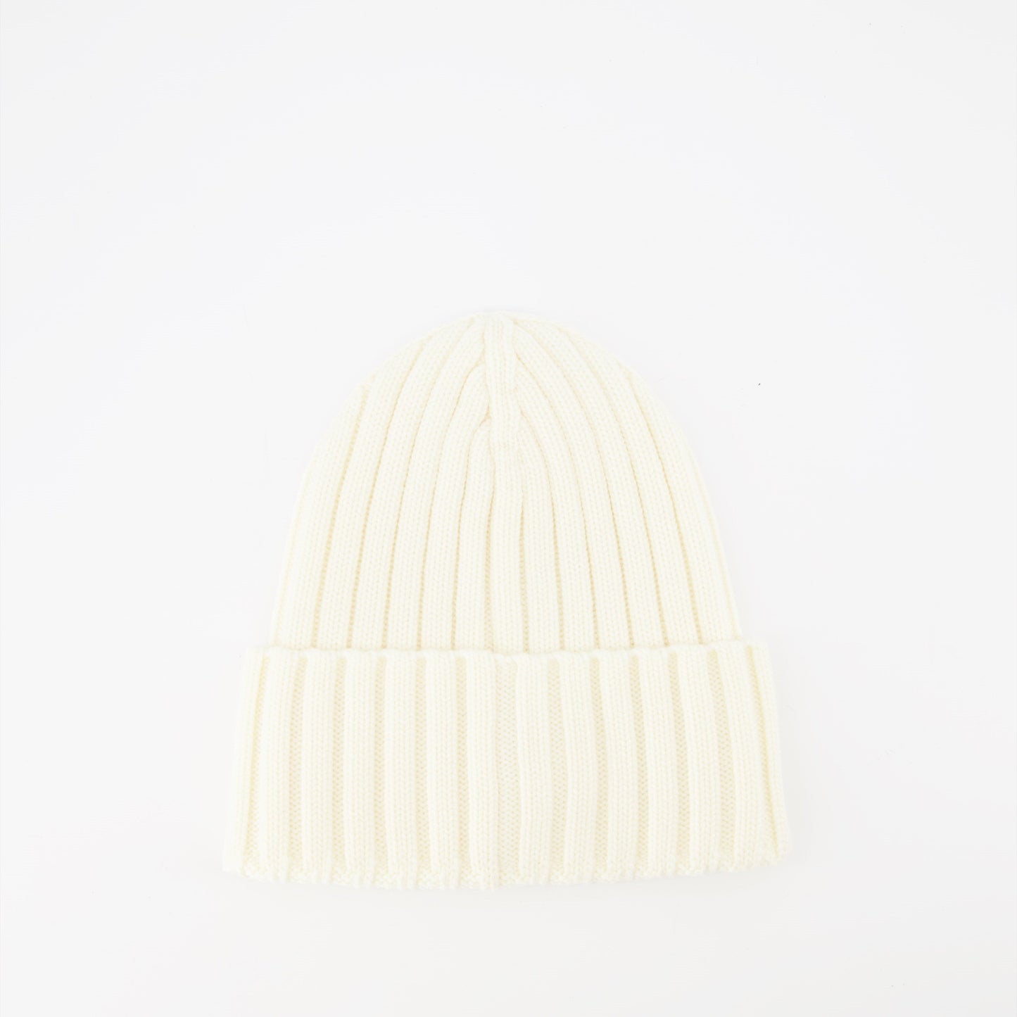 Ribbed Knit Beanie with Logo