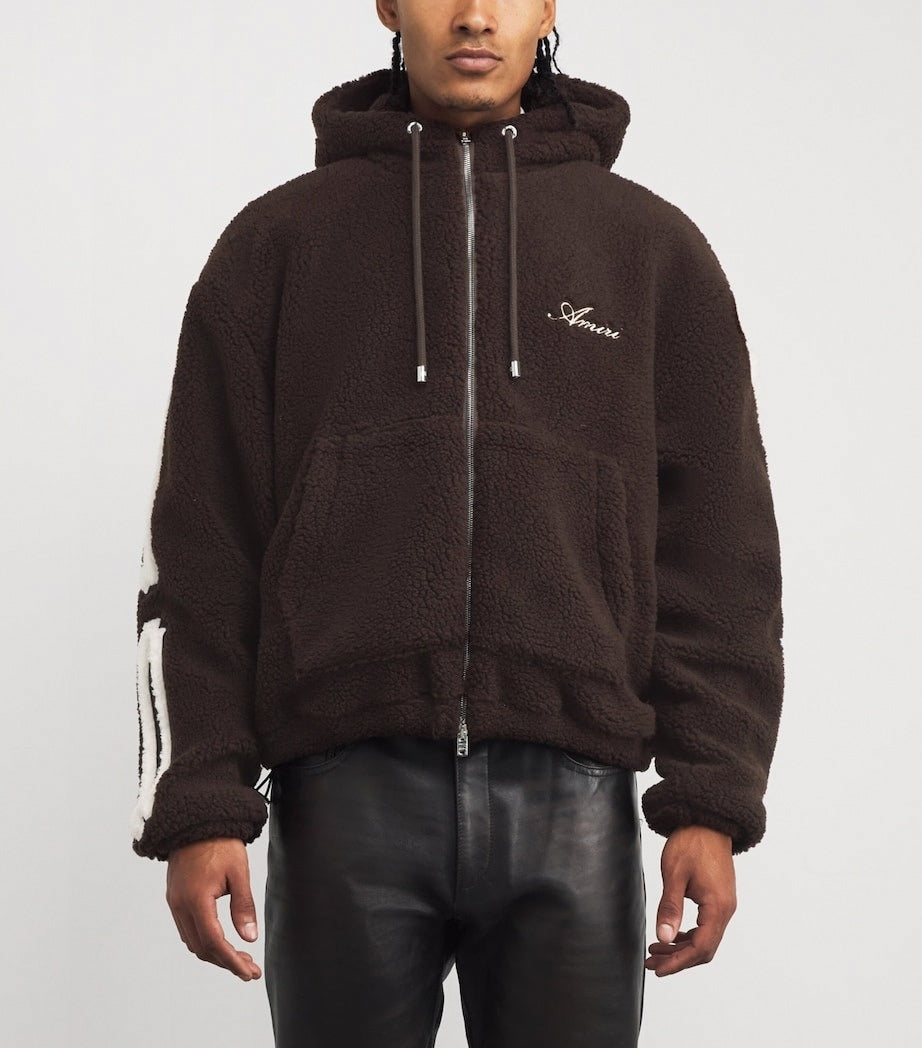 Fleece Bones Zip Hoodie