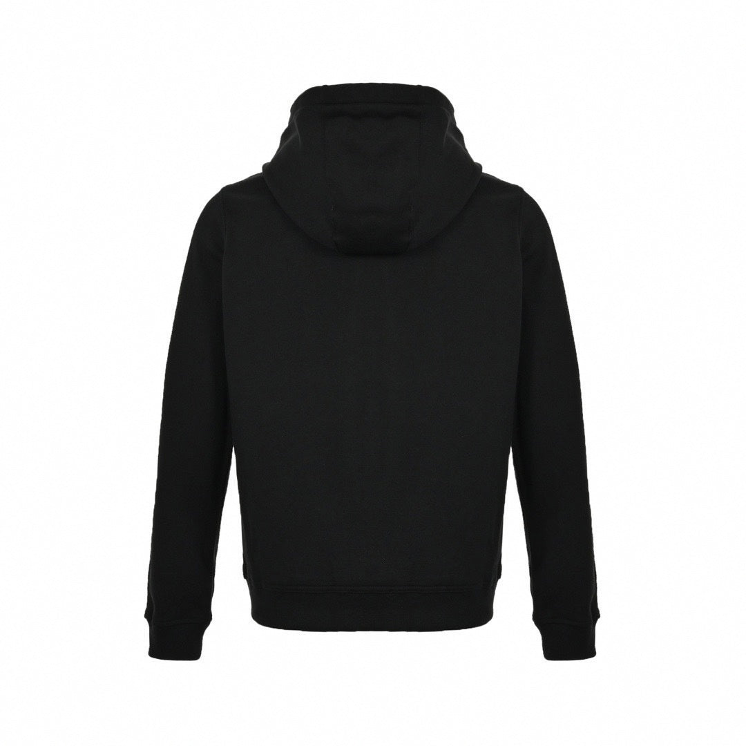 Icon Zip-Up Hoodie – Black