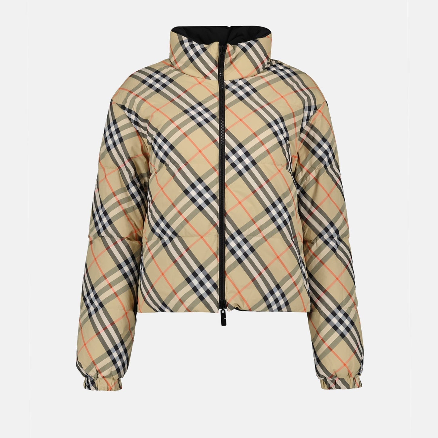 Vintage Check Puffer Jacket