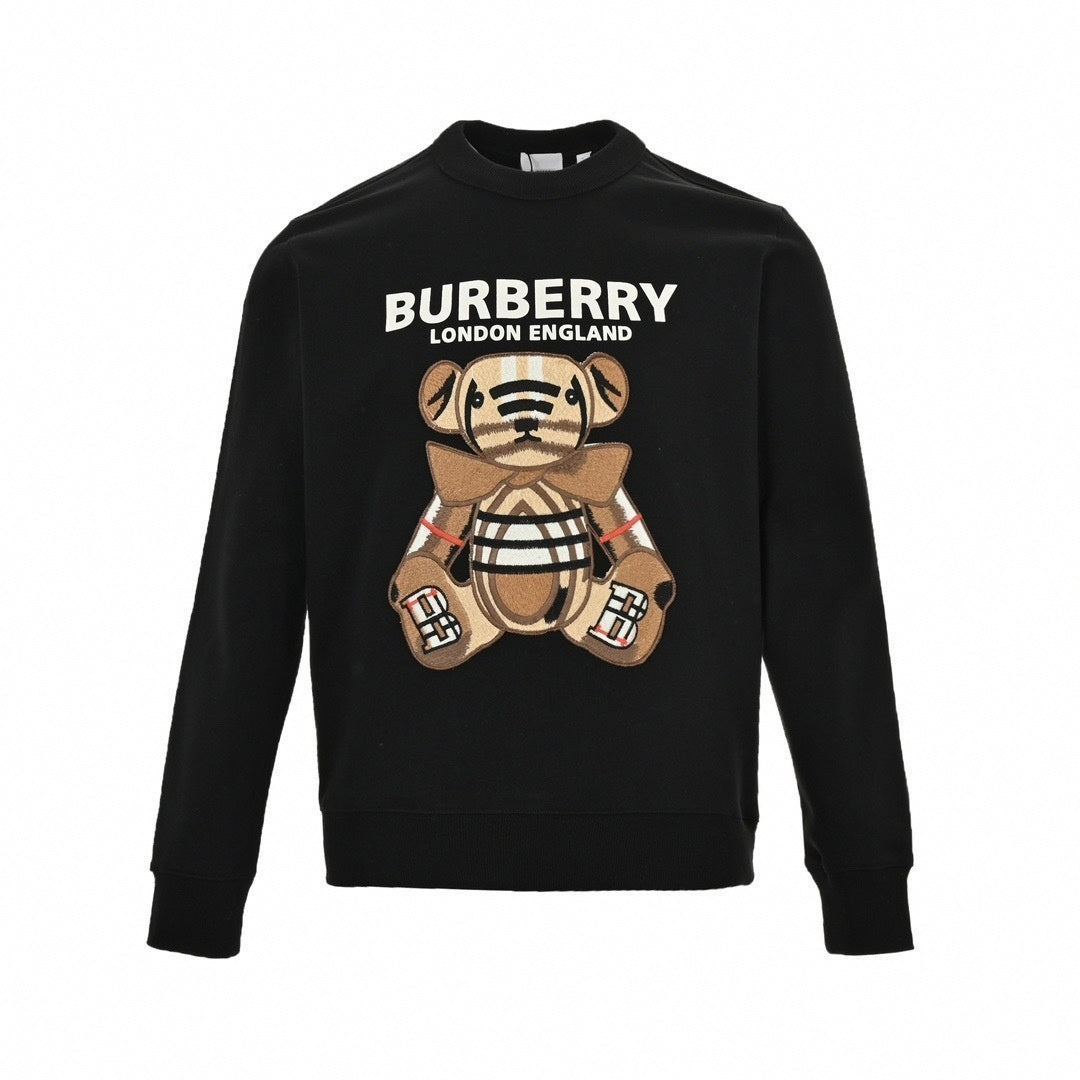 Thomas Bear Appliqué Cotton Sweatshirt