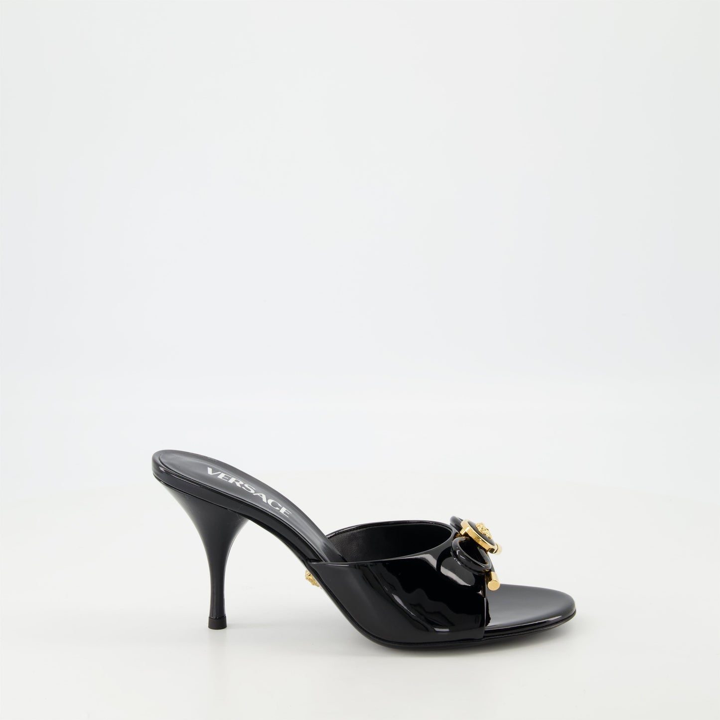 Patent Leather Mule Heels