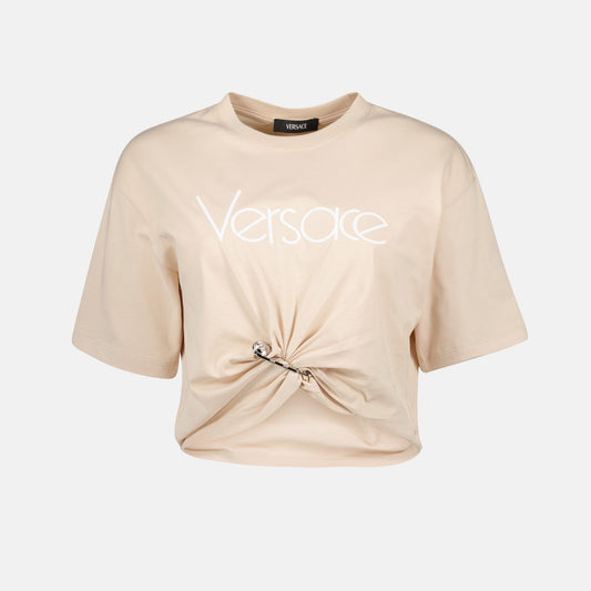 Logo Twist Crop T-Shirt