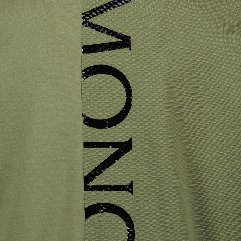 Khaki Vertical Logo T-Shirt