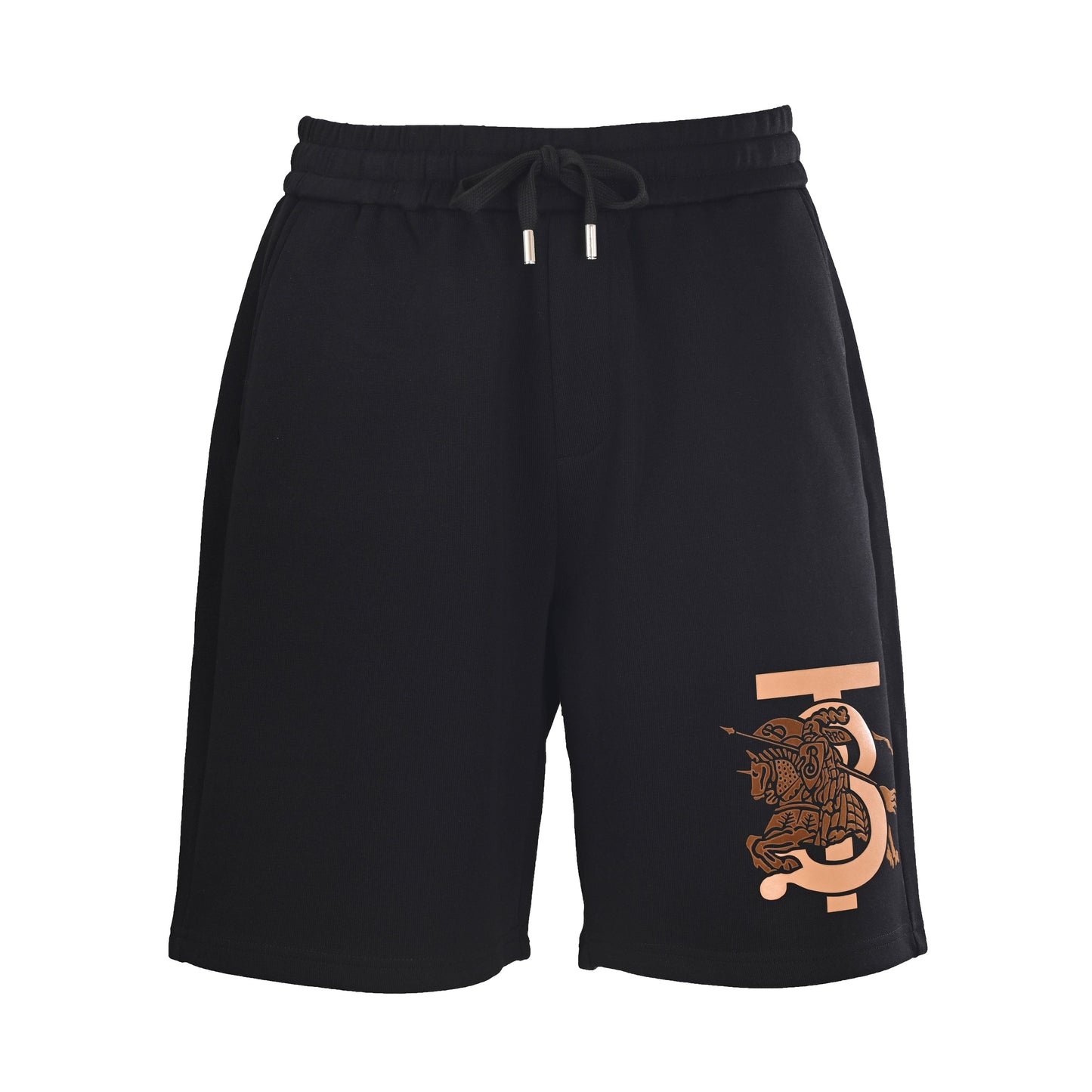 Black Cavalier Logo Shorts