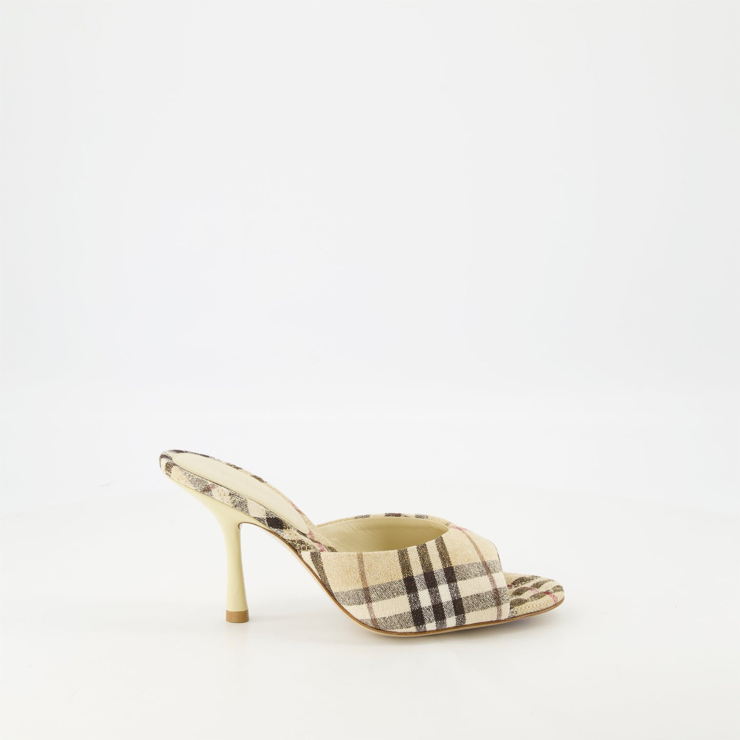 Vintage Check Mule Sandals