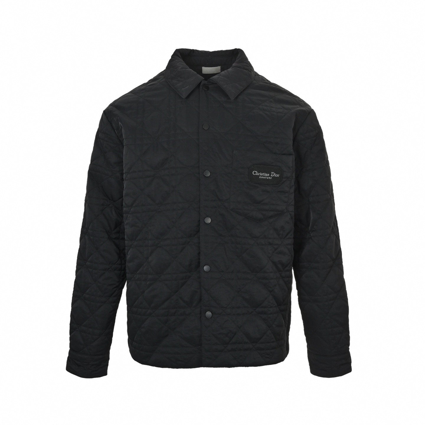 Quilted Couture Jacket – Black