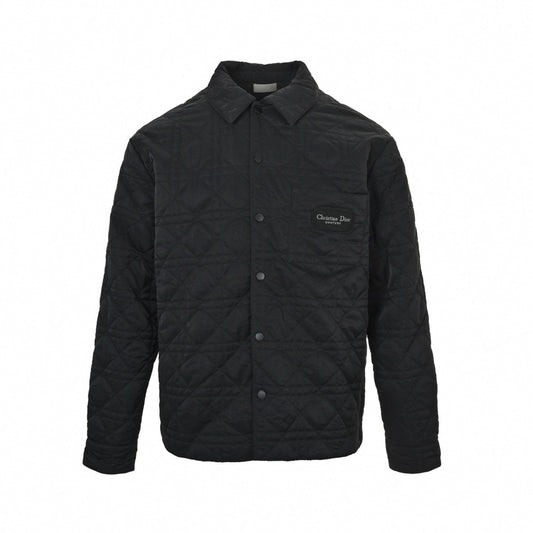 Quilted Couture Jacket – Black