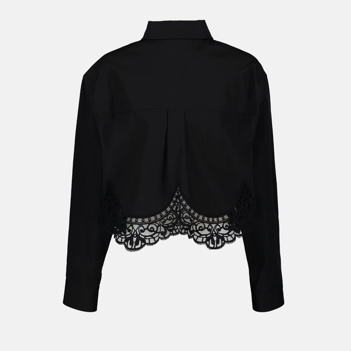 Cropped Lace Shirt