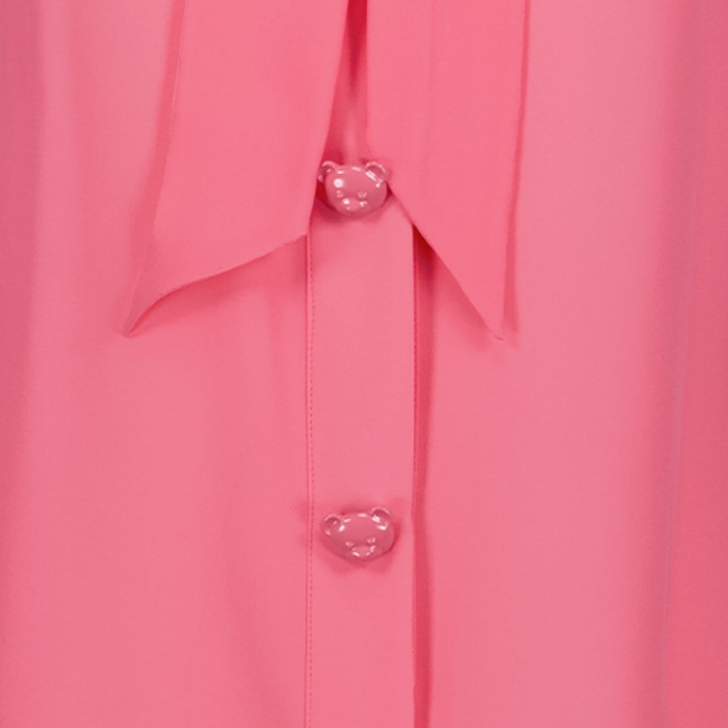 Silk Bow Blouse in Pink