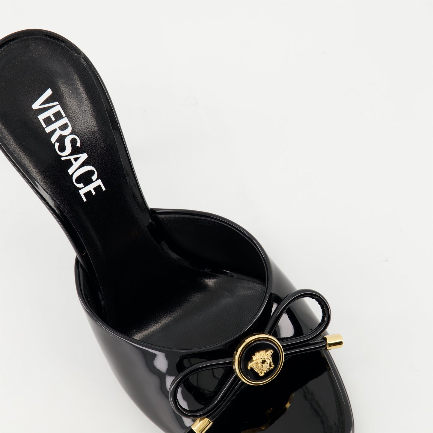 Patent Leather Mule Heels