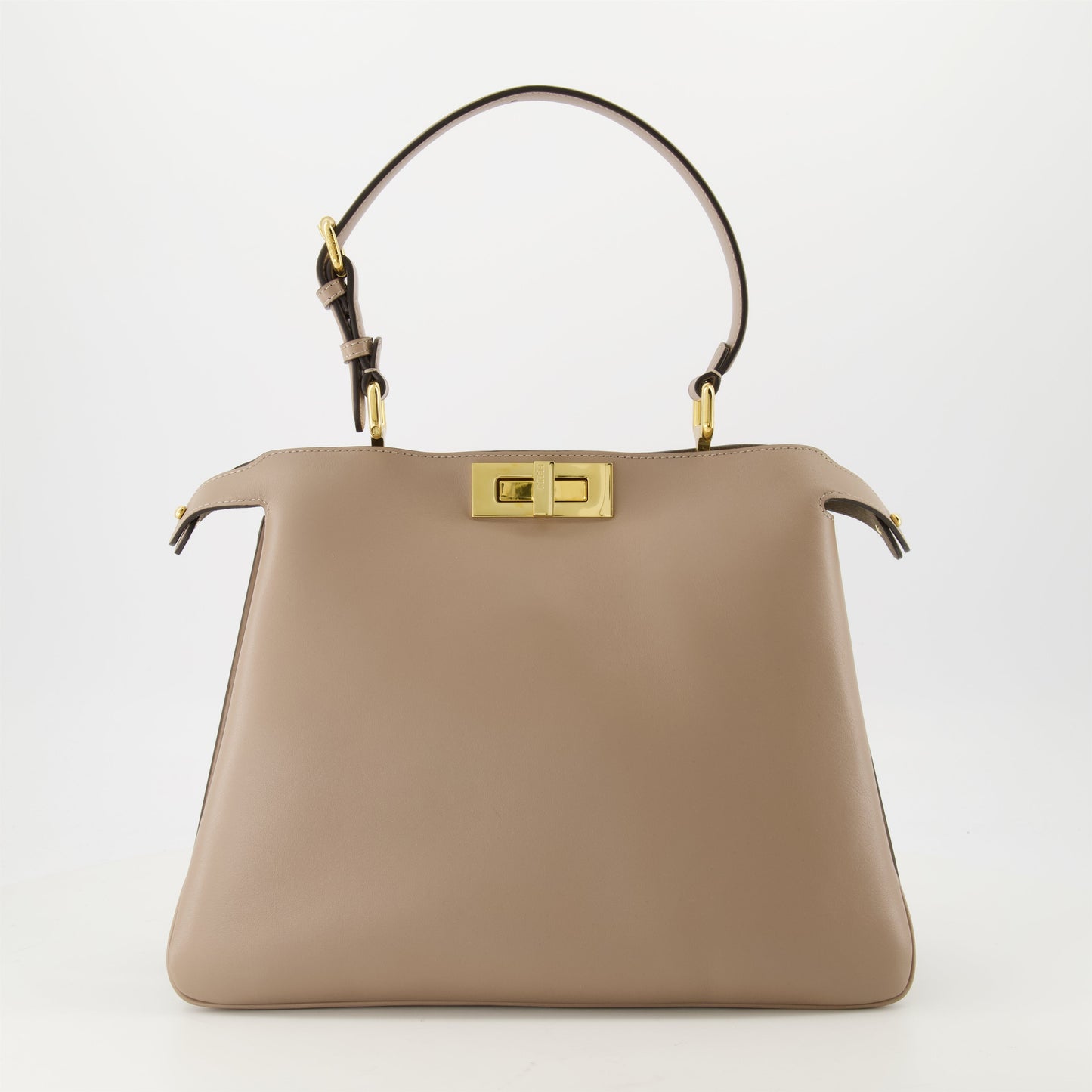 Peekaboo ISeeU Medium – Beige Leather