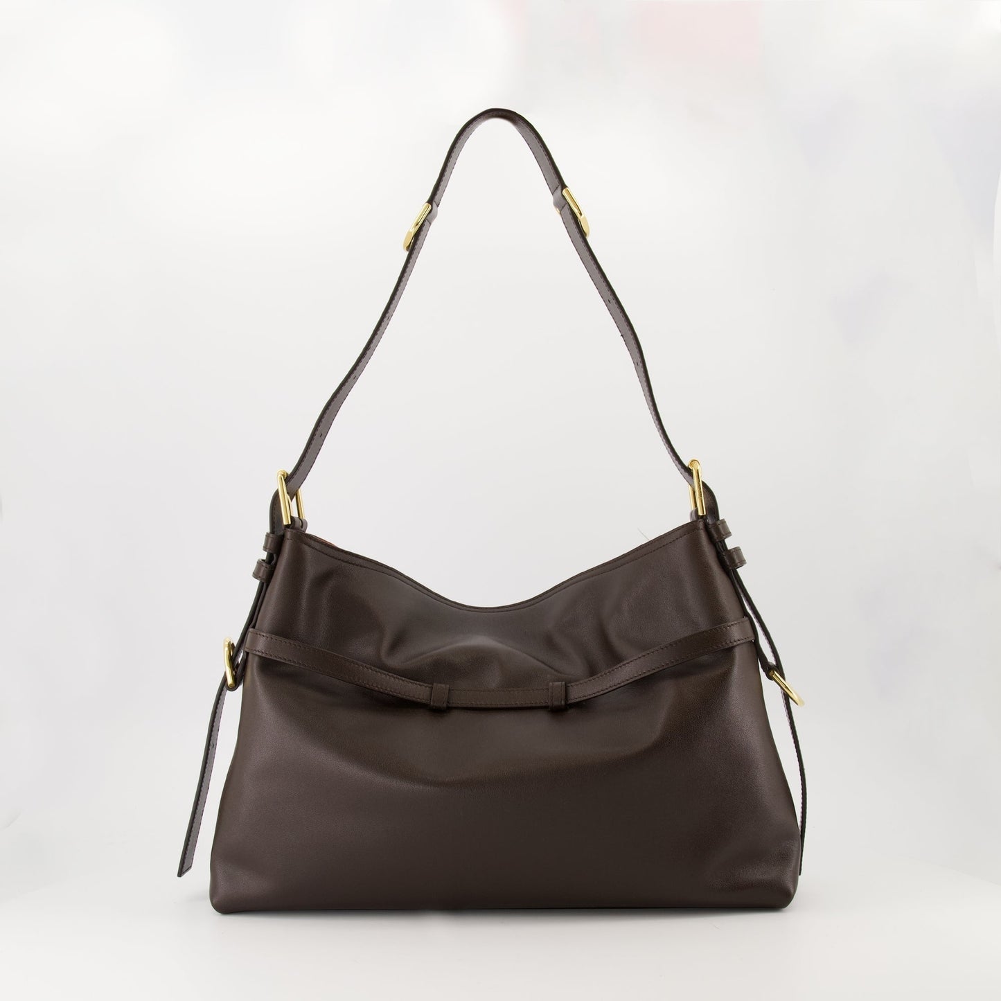 Voyou Shoulder Bag – Dark Brown