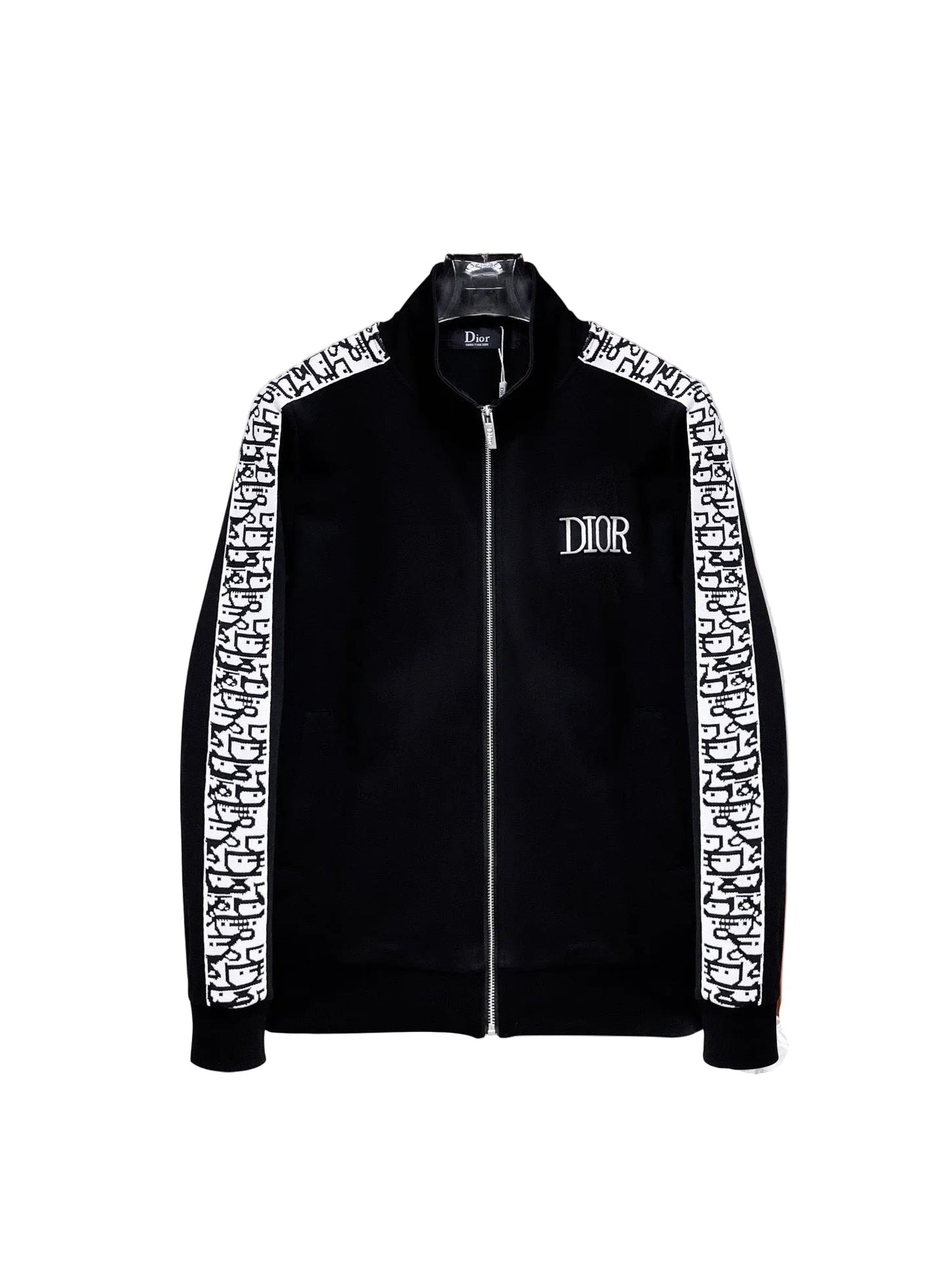 Signature Zip-Up Tracksuit in Black