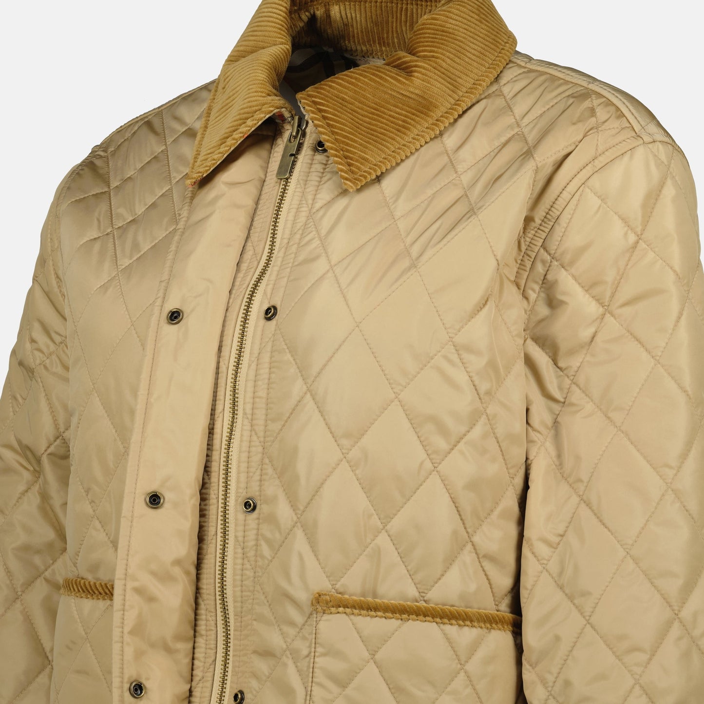 Cropped Quilted Jacket