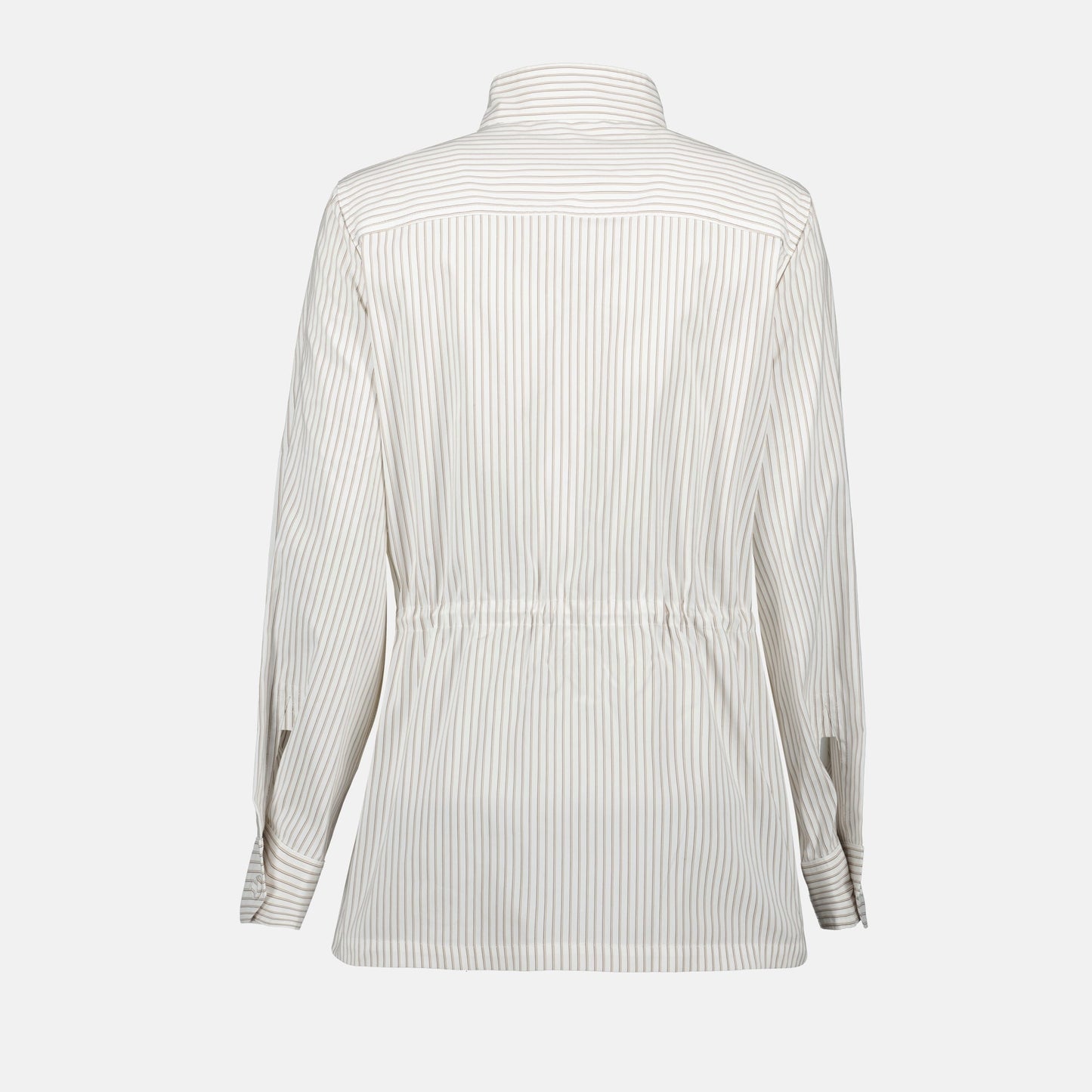 Striped Belted Jacket