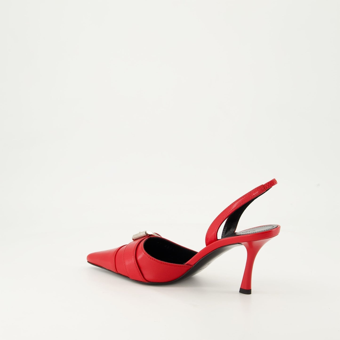 Buckle Slingback Pumps