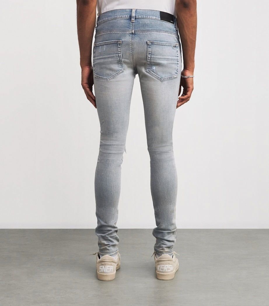 MX1 Suede-Panel Distressed Straight
