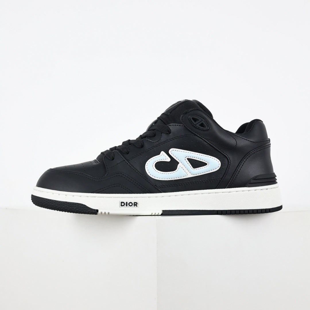 B57 Low-Top Sneaker – Black with Ice Blue CD Signature