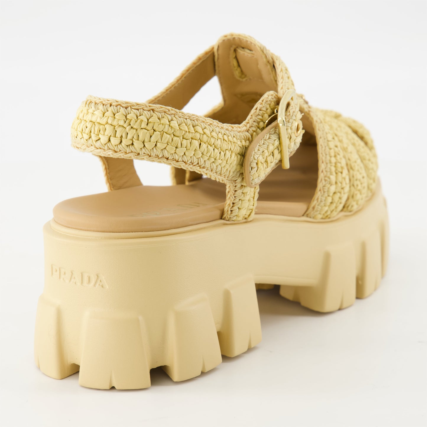 Raffia Platform Sandals