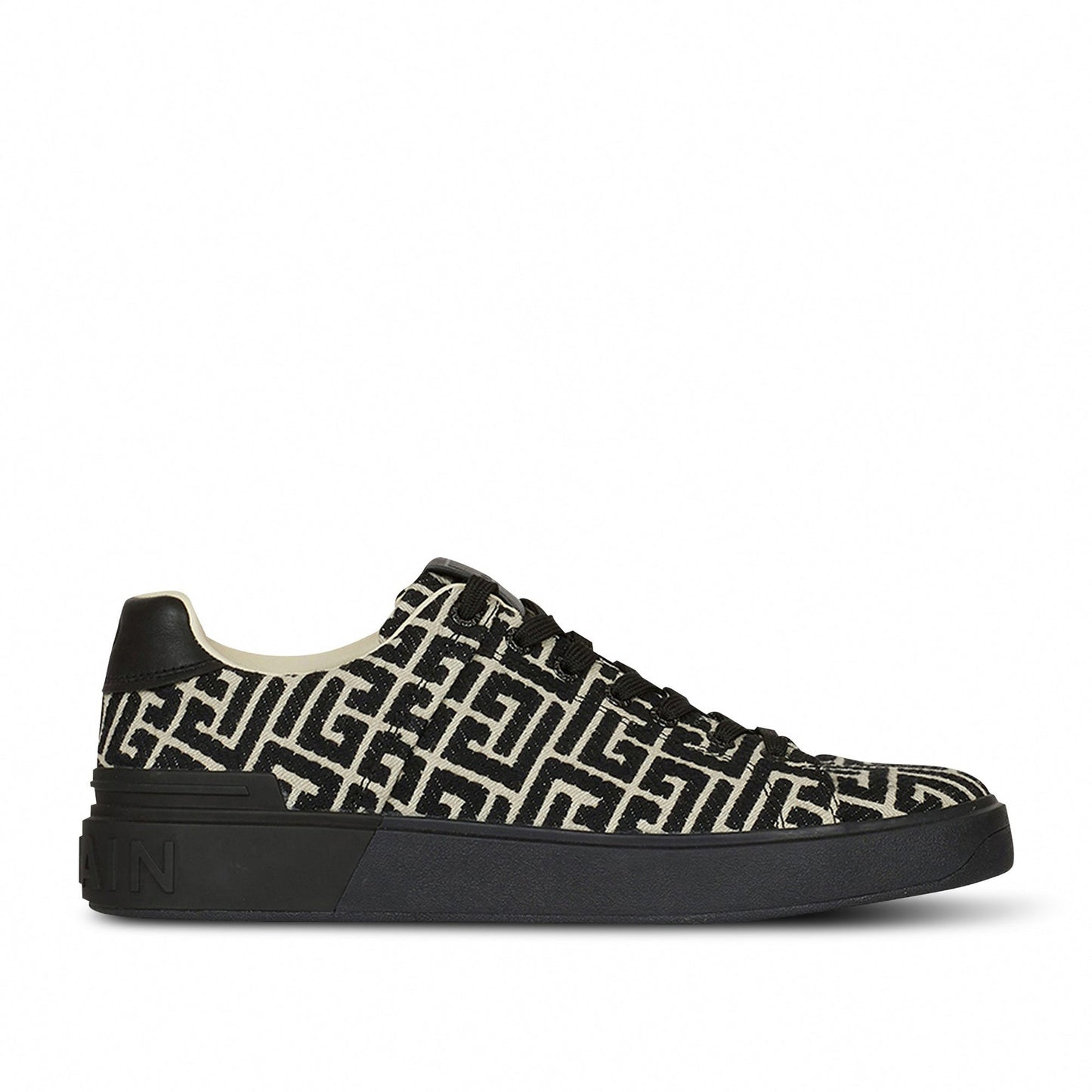 Monogram jacquard B-Court sneakers