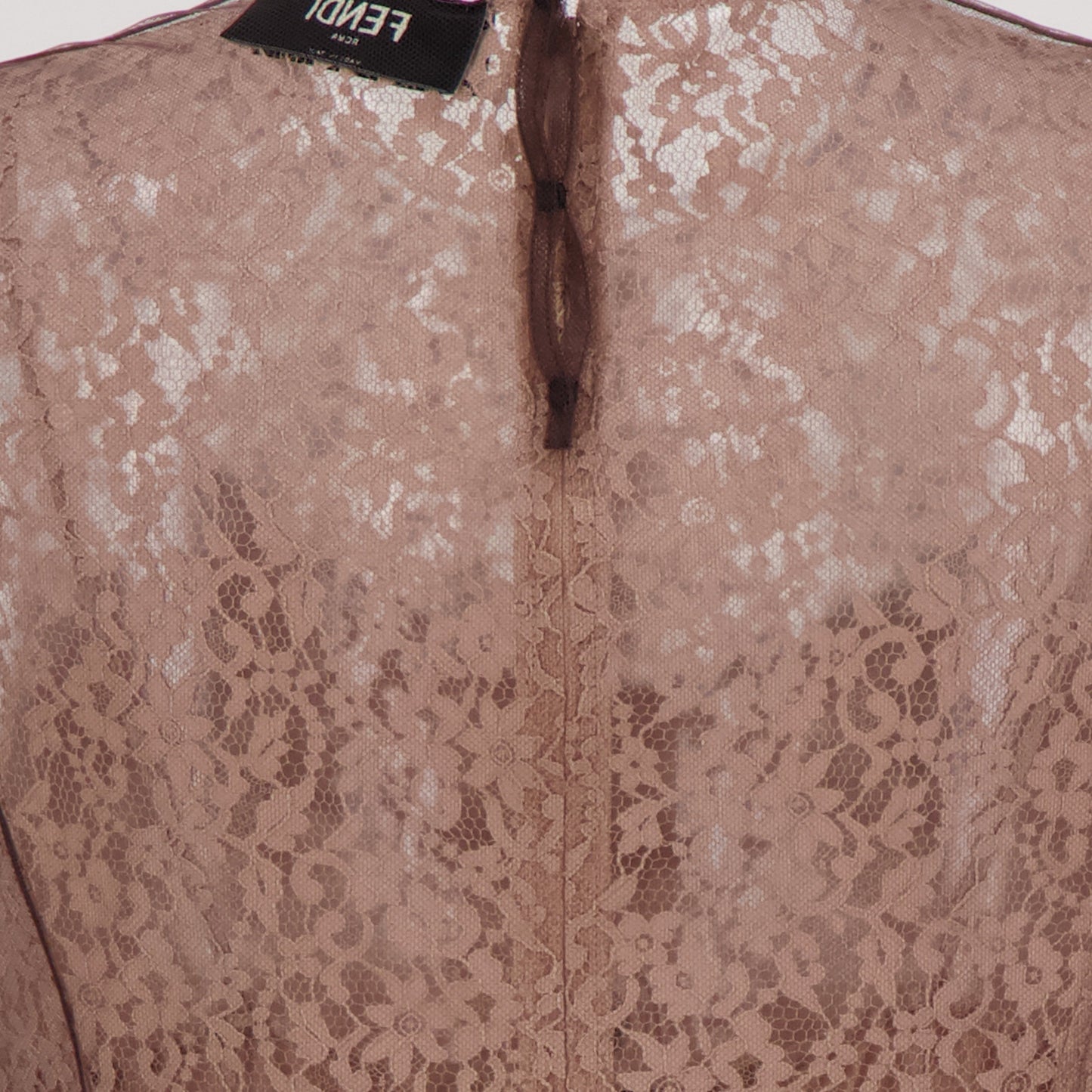 Sheer Lace Overlay Midi Dress