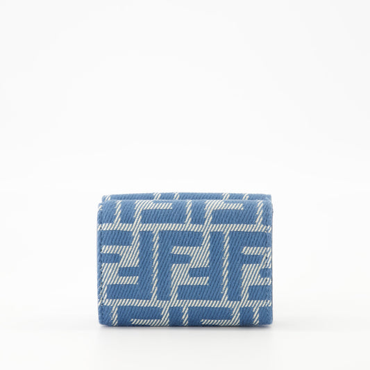 Jacquard Mini Denim Wallet