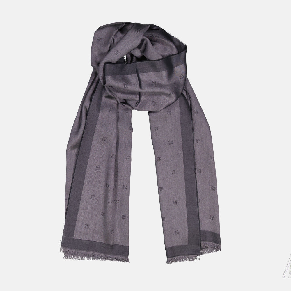4G Logo Scarf – Grey