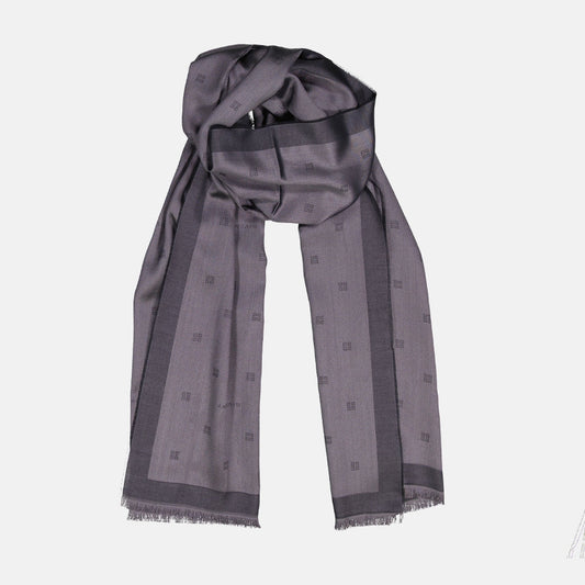 4G Logo Scarf – Grey