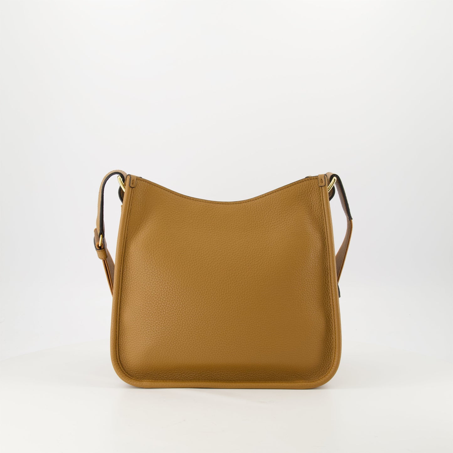 Leather Shoulder Bag (Tan)