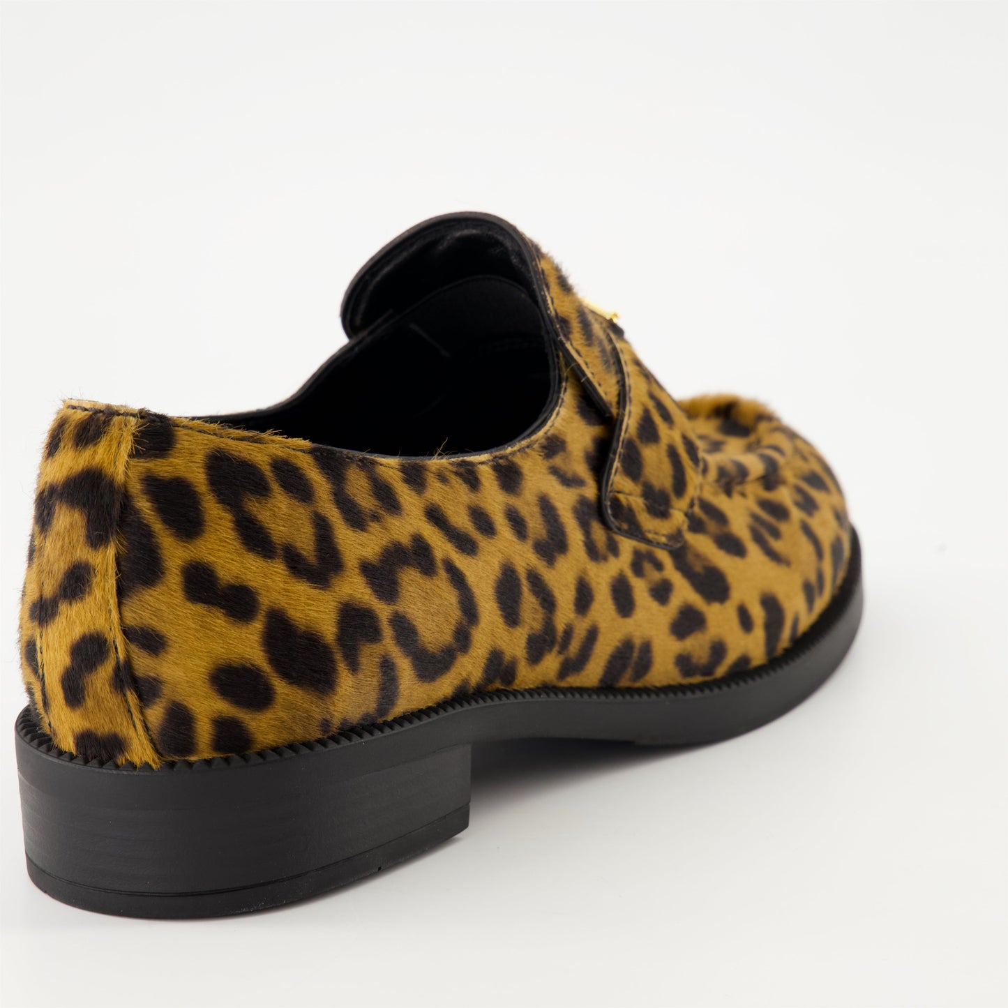 Leopard Haircalf Loafers