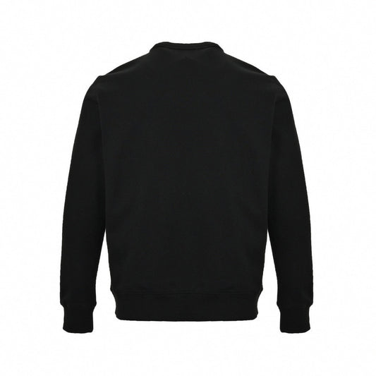 Thomas Bear Checked Applique Sweatshirt | Black
