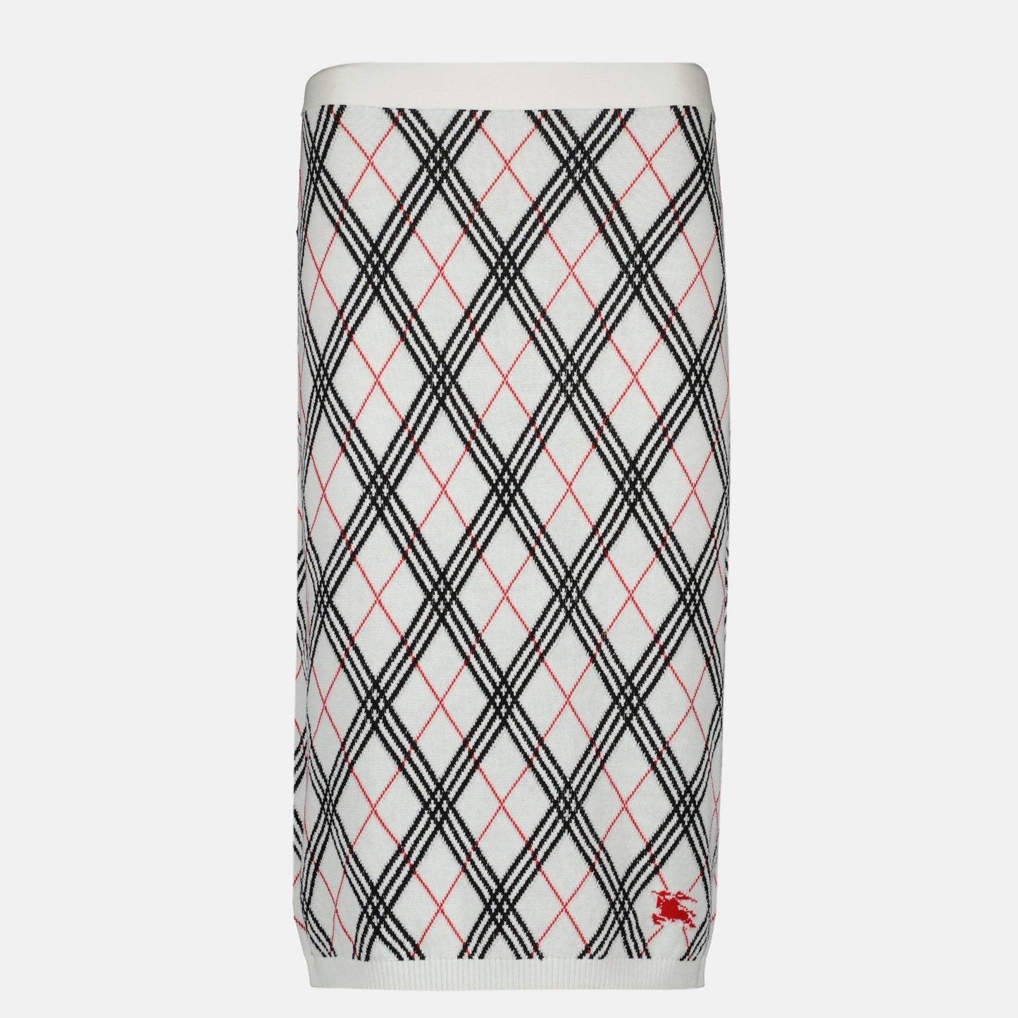 Midi Check Skirt