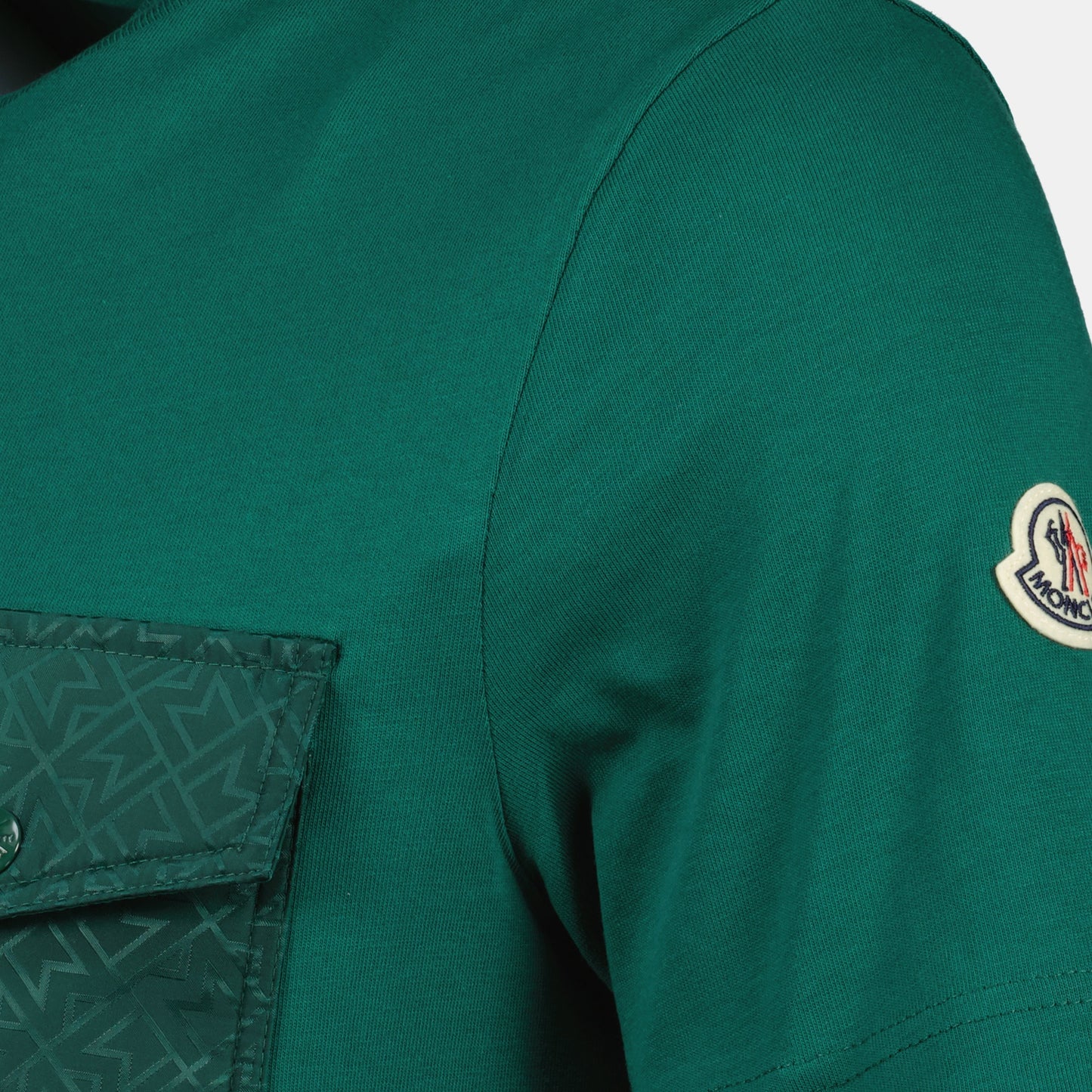 Green Monogram Pocket T-Shirt