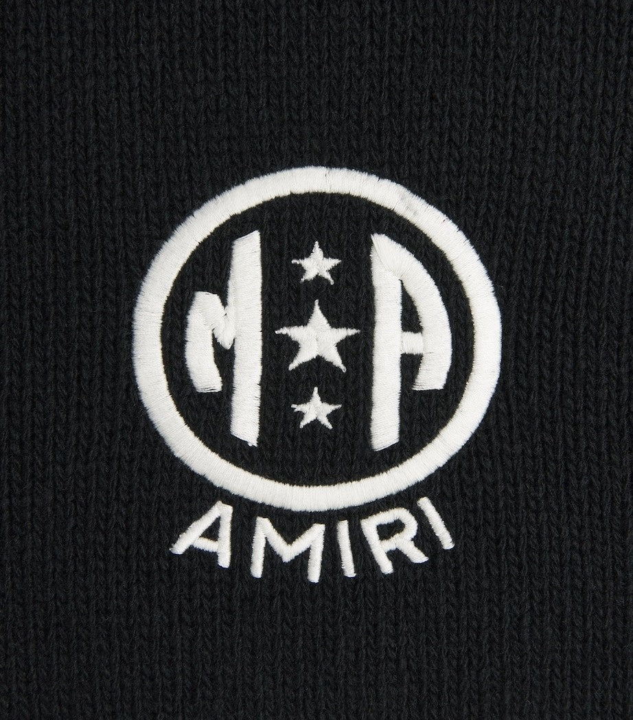 Black Varsity Knit