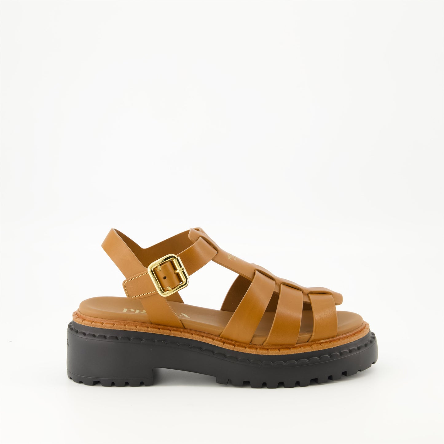 Leather Platform Sandals