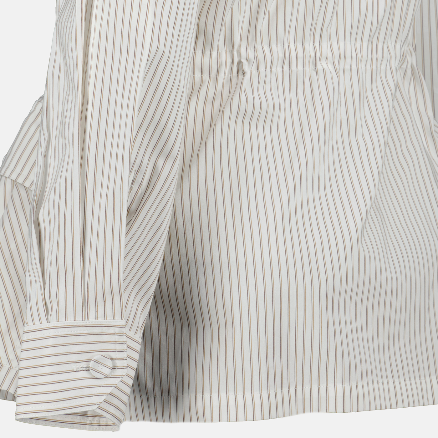 Striped Belted Jacket