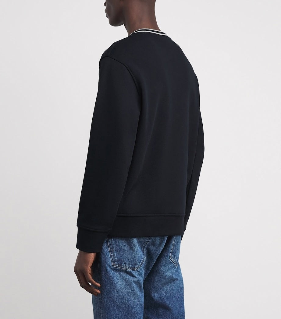 Embroidered Signature Cotton Sweatshirt