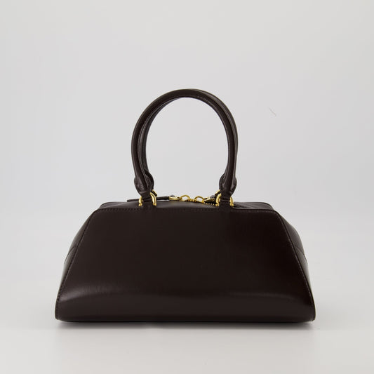 Mini Antigona Top Handle Bag – Dark Brown