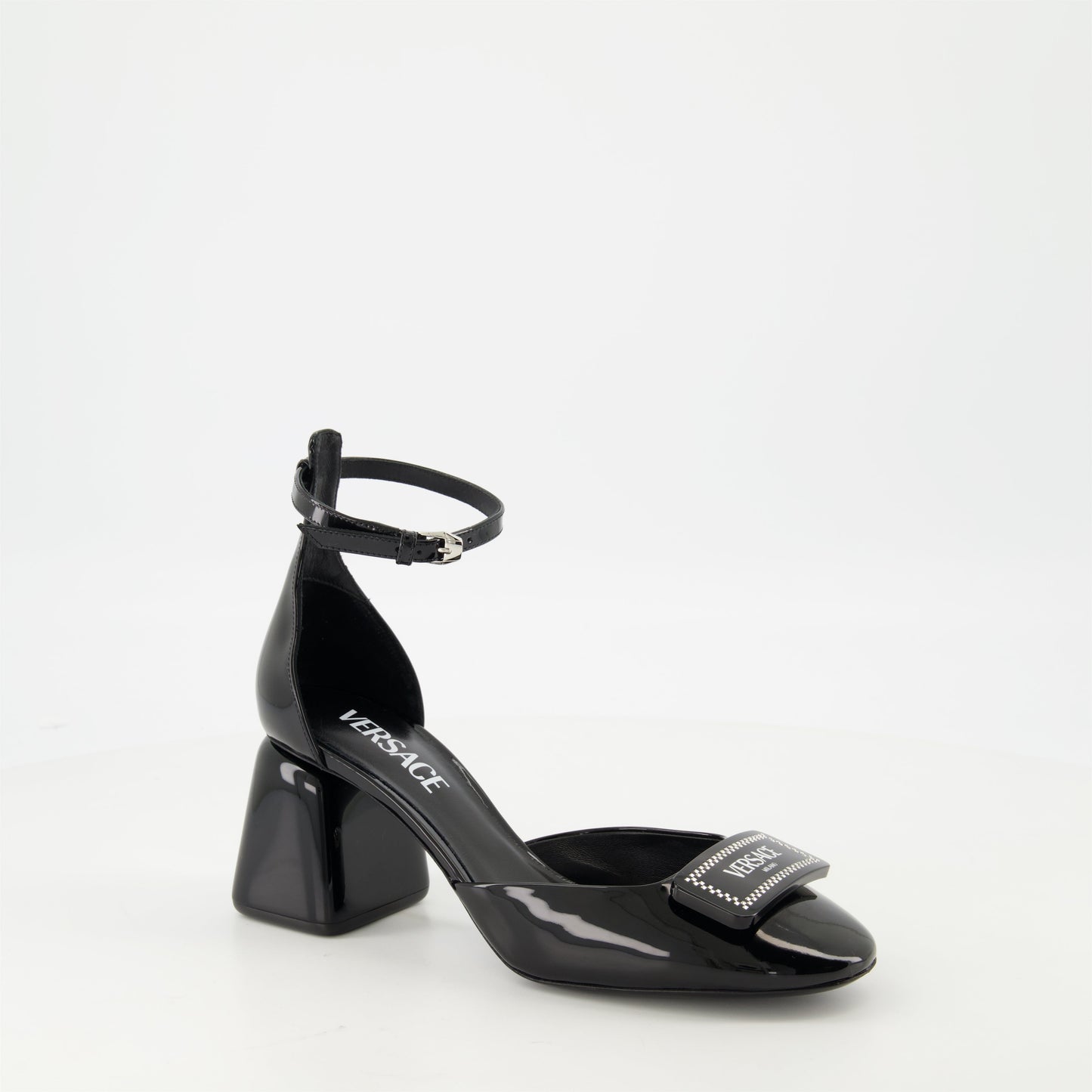 Ankle-Strap Block Heel Sandals