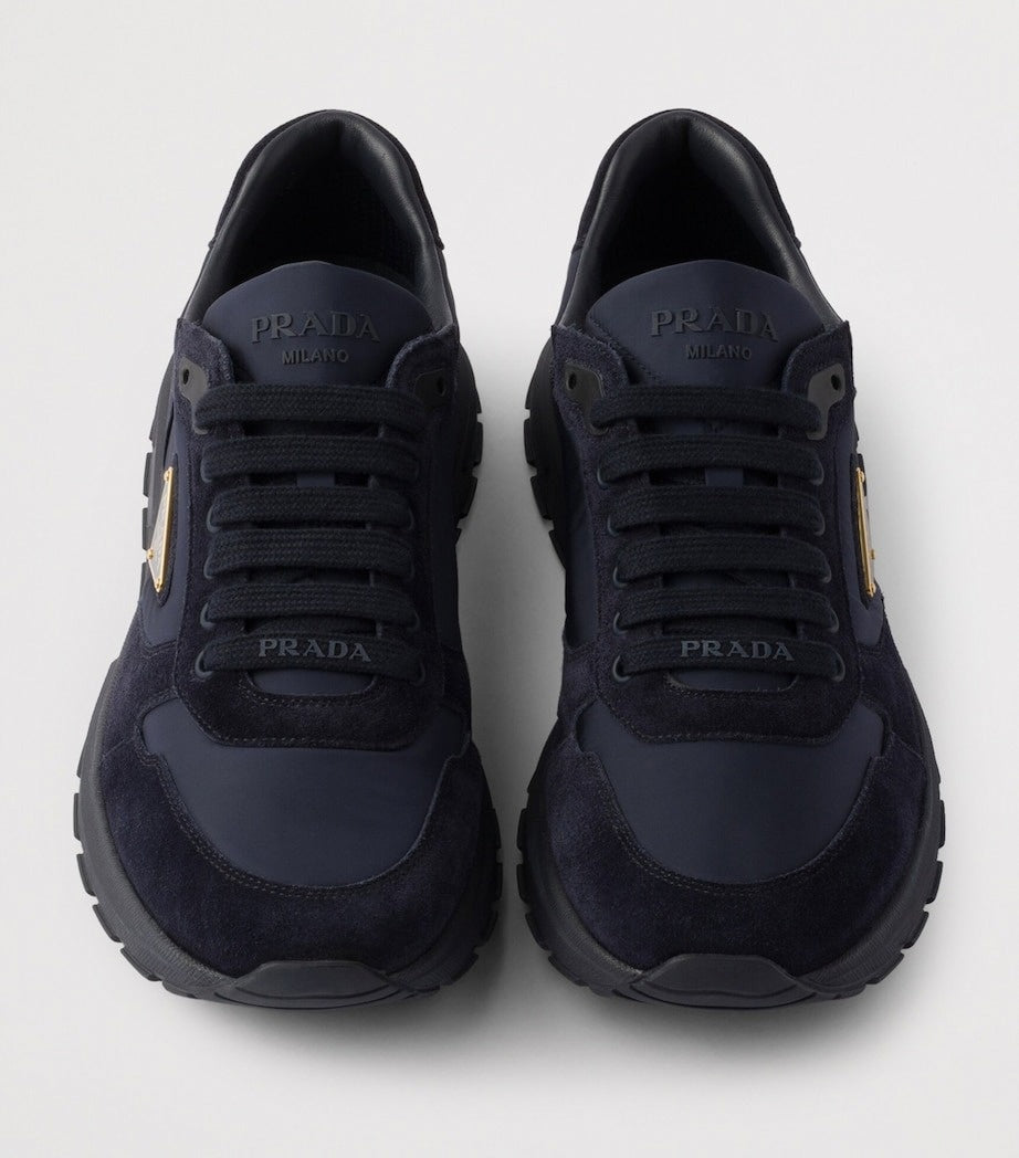 Prax 2.0 Re-Nylon & Suede Sneakers