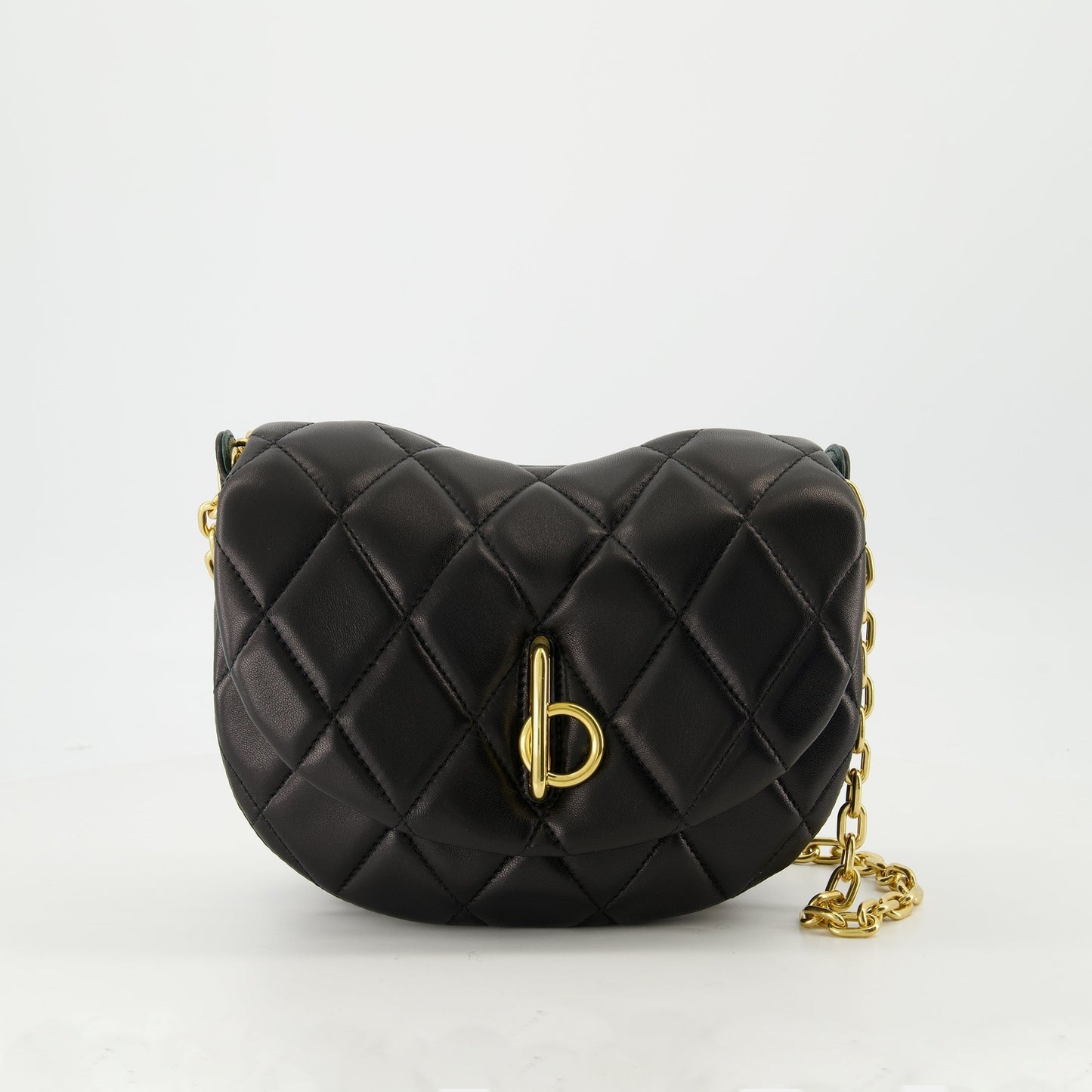 Quilted Leather Mini Chain Bag